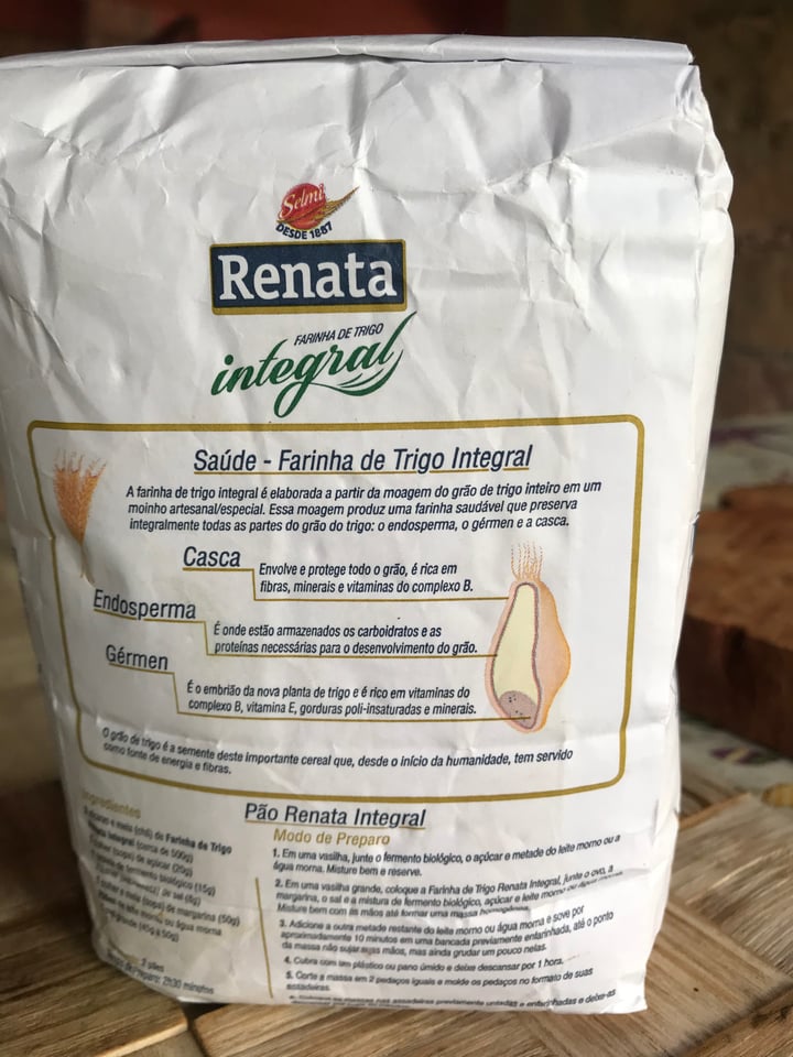 review photo of Renata Fatinha de trigo integral shared by @grubel on 02 Jun 2022 - review