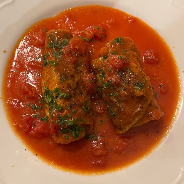 Foto del plato “Involtini di seitan”