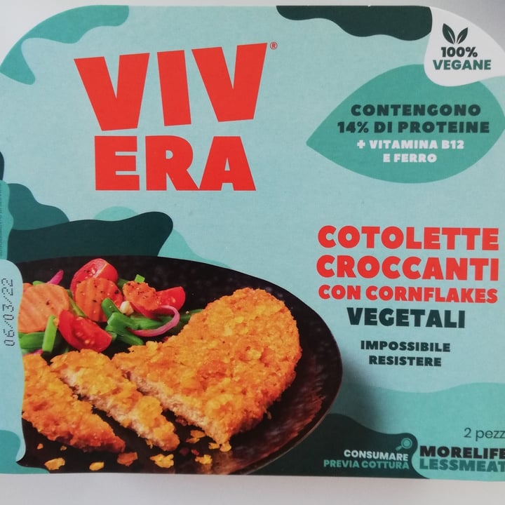 review photo of Vivera Cotoletta croccante con cornflakes shared by @emanuelepascuzzo on 29 Mar 2022 - review
