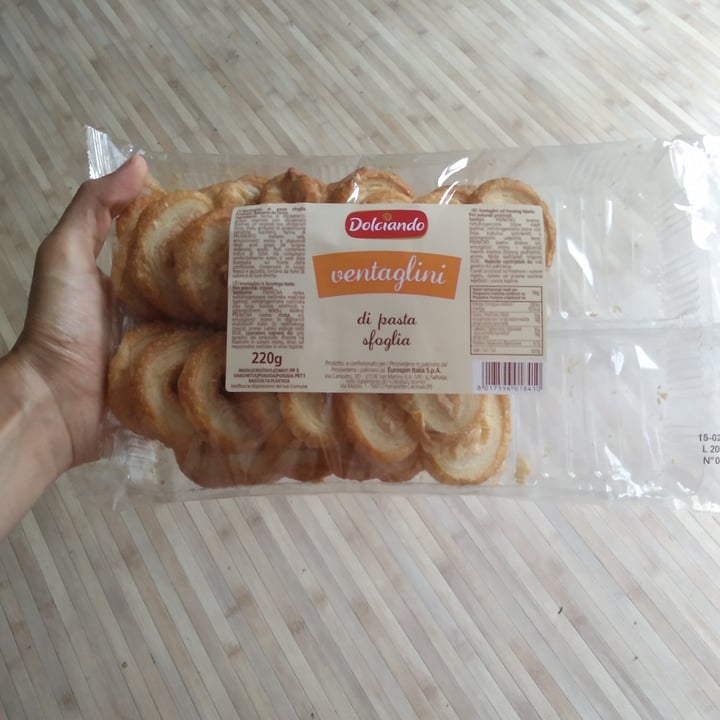 review photo of Dolciando Ventaglini di pasta sfoglia shared by @adelesantacatterina on 05 Jul 2022 - review