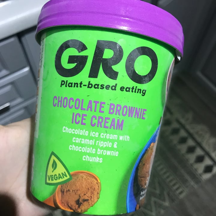 photo of GRO Chocolate brownie ice cream shared by @mollyjane on  16 Nov 2021 - review