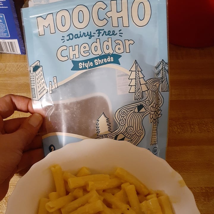 photo of Moocho Cheddar Style Shreds shared by @startingattheroots on  23 Dec 2021 - review