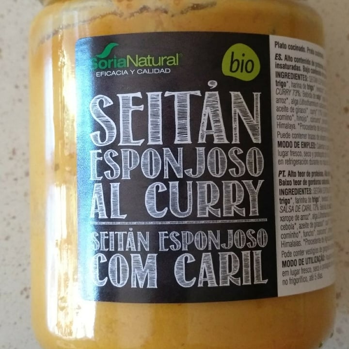 photo of Soria Natural Seitán esponjoso al curry shared by @veg-ana on  14 Oct 2020 - review