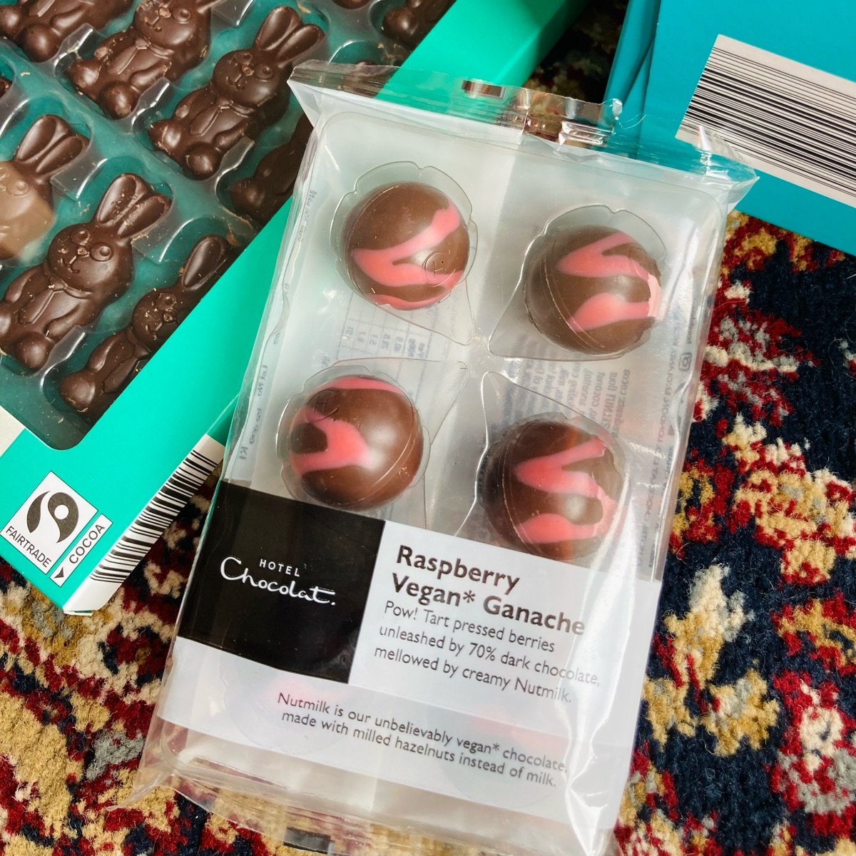 Raspberry Vegan* Ganache from hotel chocolat - Vegan Product Reviews ...