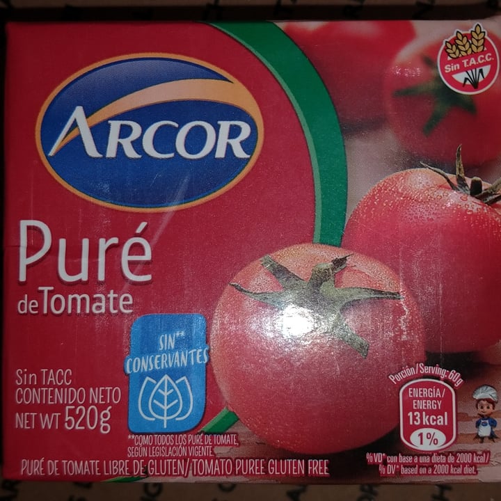 photo of Arcor Pure de tomate shared by @maraf on  21 Jul 2020 - review