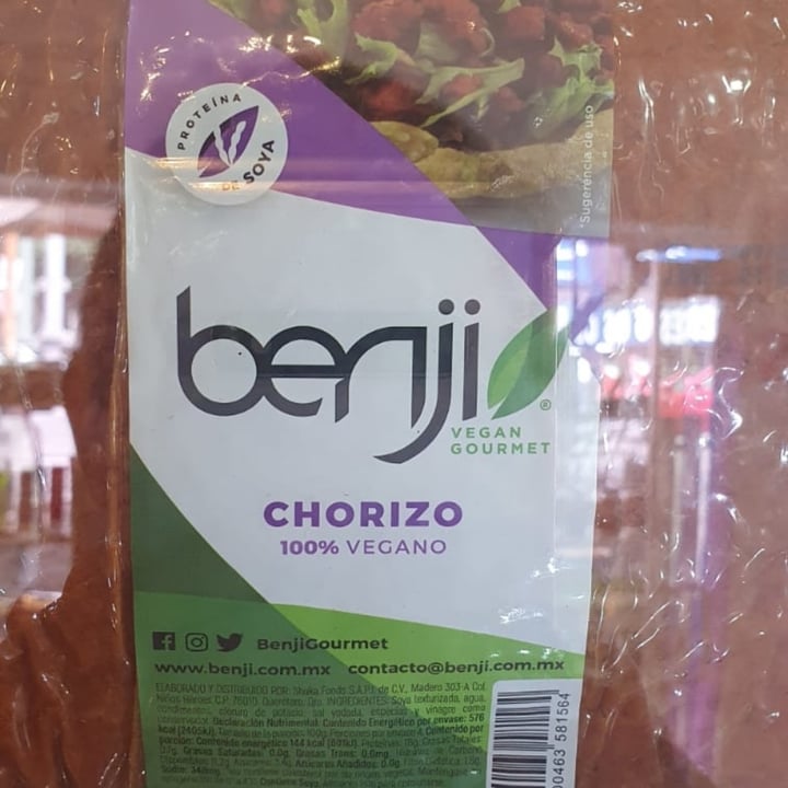 photo of Benji Vegan Gourmet Chorizo Vegano shared by @daniela08 on  25 Jun 2022 - review