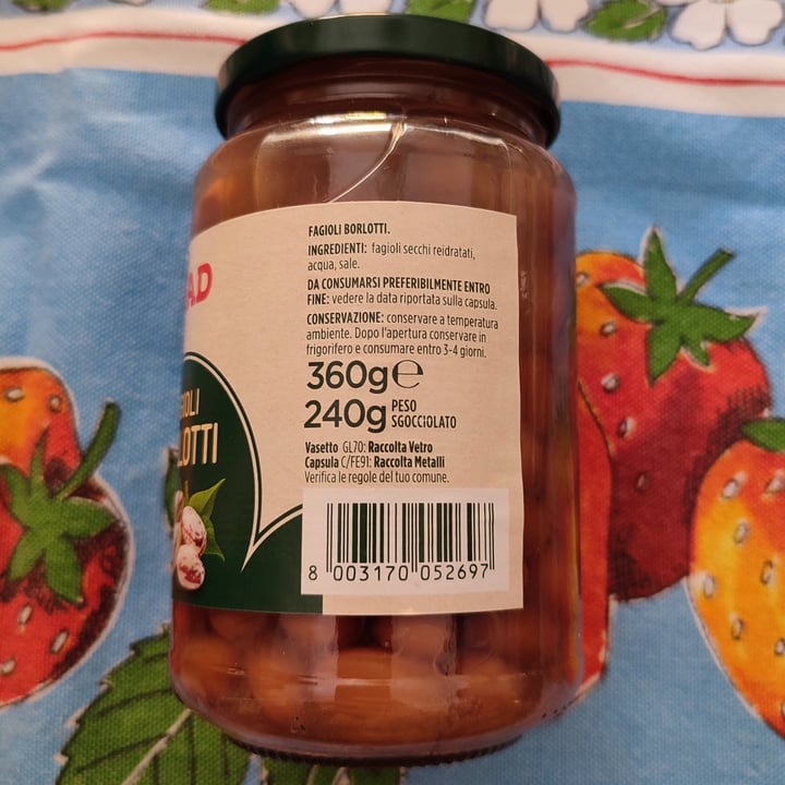 photo of Conad fagioli borlotti in vasetto shared by @tiagocook92 on  14 Apr 2022 - review