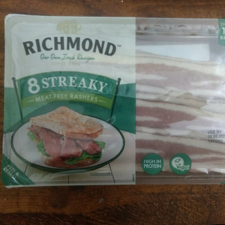 photo of Richmond 8 Back Meat-Free Rashers shared by @don1mclean on  09 Jun 2022 - review