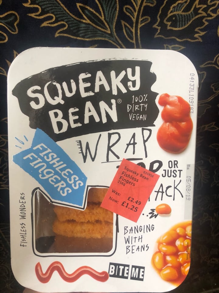 photo of Squeaky Bean Fishless Fingers shared by @jemmaclarke on  22 Aug 2019 - review