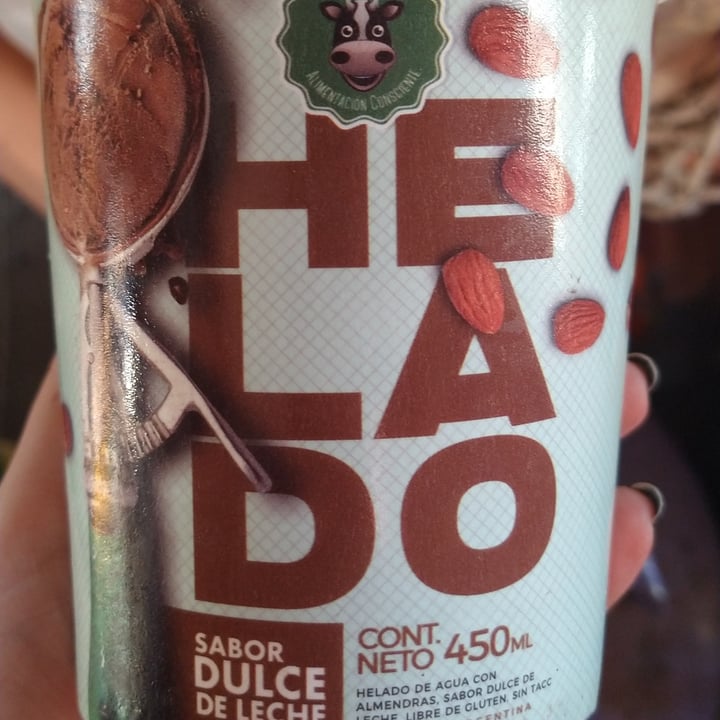 photo of Felices Las Vacas Helado de Agua sabor Dulce de Leche shared by @duquesavegana on  03 Sep 2020 - review