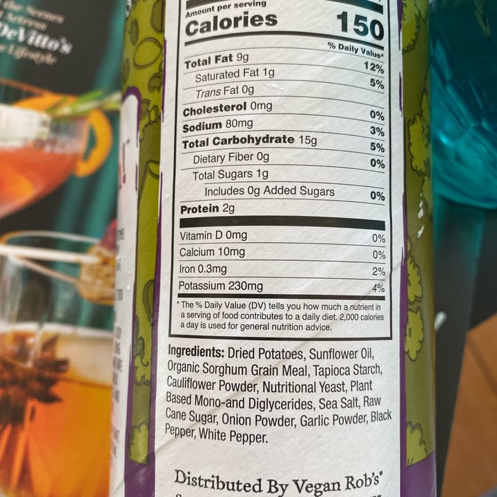 photo of Vegan Rob's Cauli Crisps shared by @sandrews on  25 Sep 2022 - review