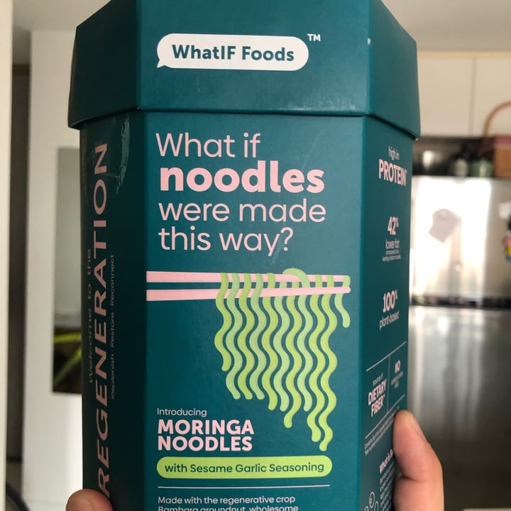 photo of WhatIF Foods Moringa Healthy High Protein Noodles - Sesame Garlic shared by @pebabion on  05 Aug 2022 - review