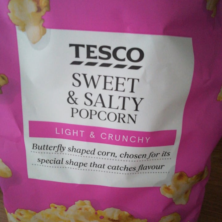 photo of Tesco Sweet & Salty Popcorn shared by @mellsveganfood on  06 Aug 2021 - review