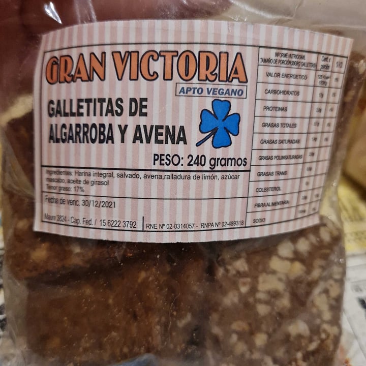 photo of Gran Victoria Galletas de algarroba y avena shared by @amilaciar on  31 Aug 2021 - review