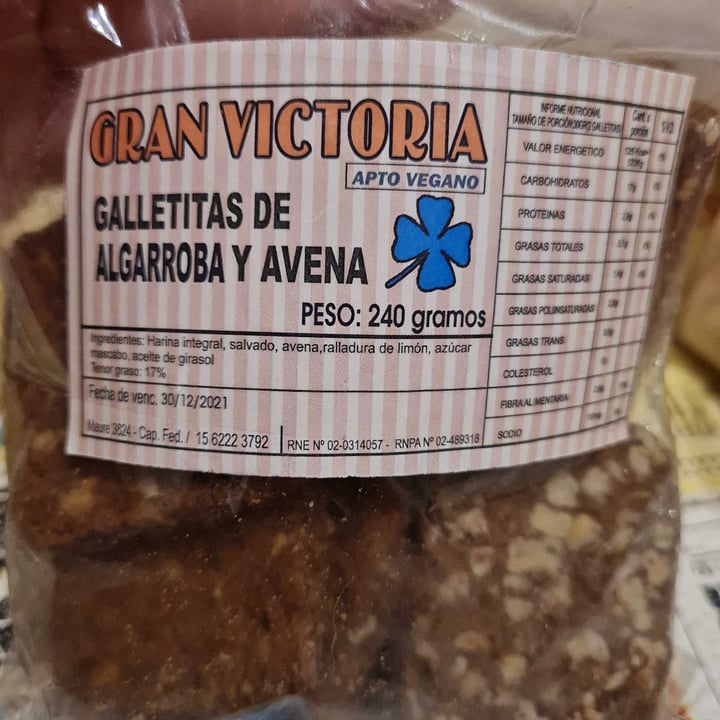 review photo of Gran Victoria Galletas de algarroba y avena shared by @amilaciar on 31 Aug 2021 - review