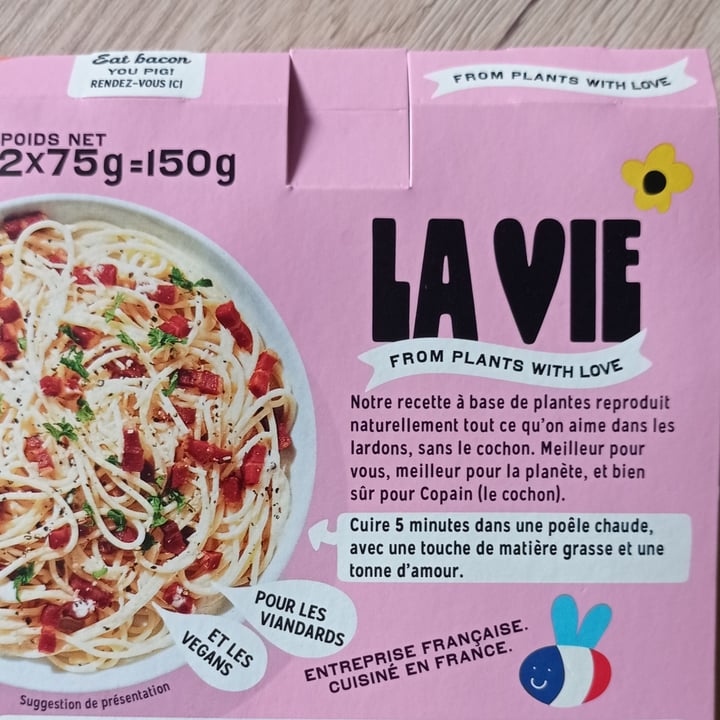 photo of La Vie Foods Lardons végétaux nature shared by @koyott on  05 Nov 2021 - review