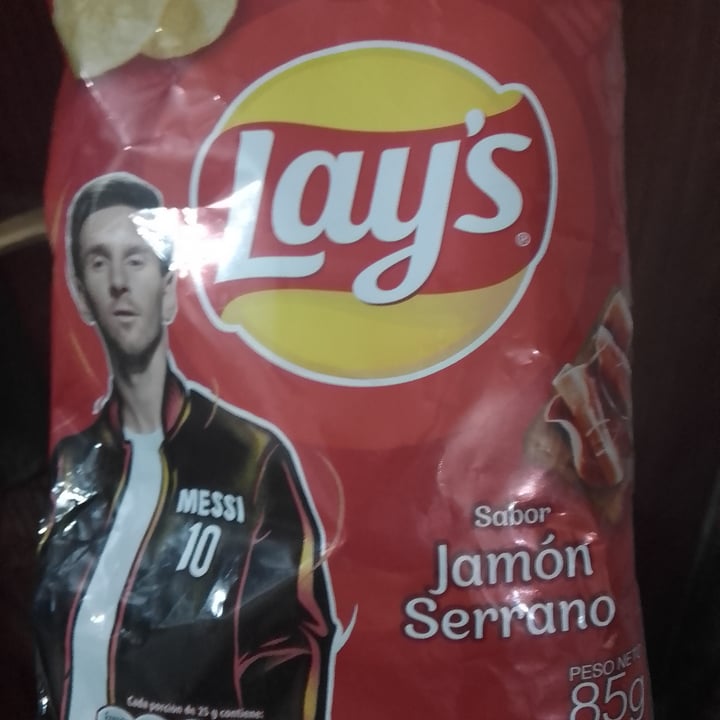 photo of Lay's Sabor jamón serrano shared by @cristhinachico on  13 Sep 2021 - review