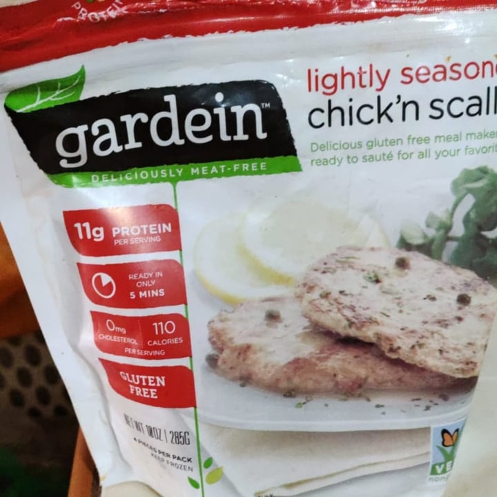 review photo of Gardein Lightly Seasoned Chick’n Scallopini shared by @antu on 20 Nov 2021 - review