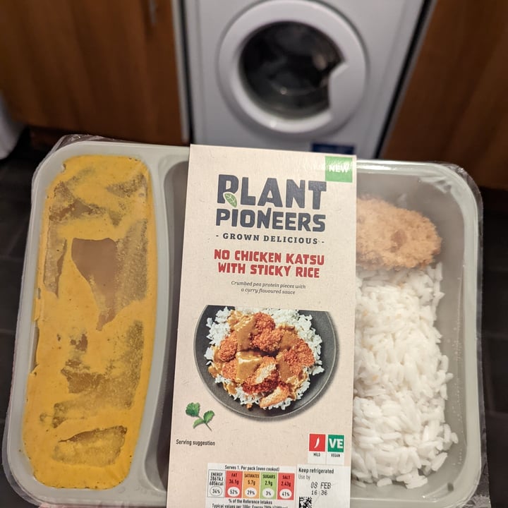 photo of Plant Pioneers No chicken katsu with sticky rice shared by @sarahburland on  04 Feb 2022 - review