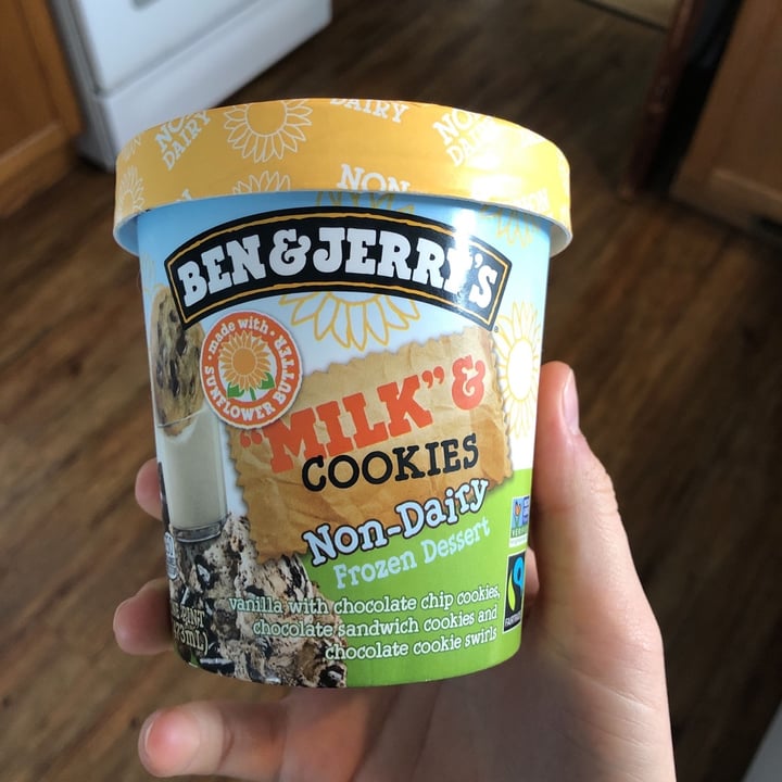 photo of Ben & Jerry's "Milk" & Cookies Non-Dairy Frozen Dessert shared by @lauren0gden on  01 May 2020 - review