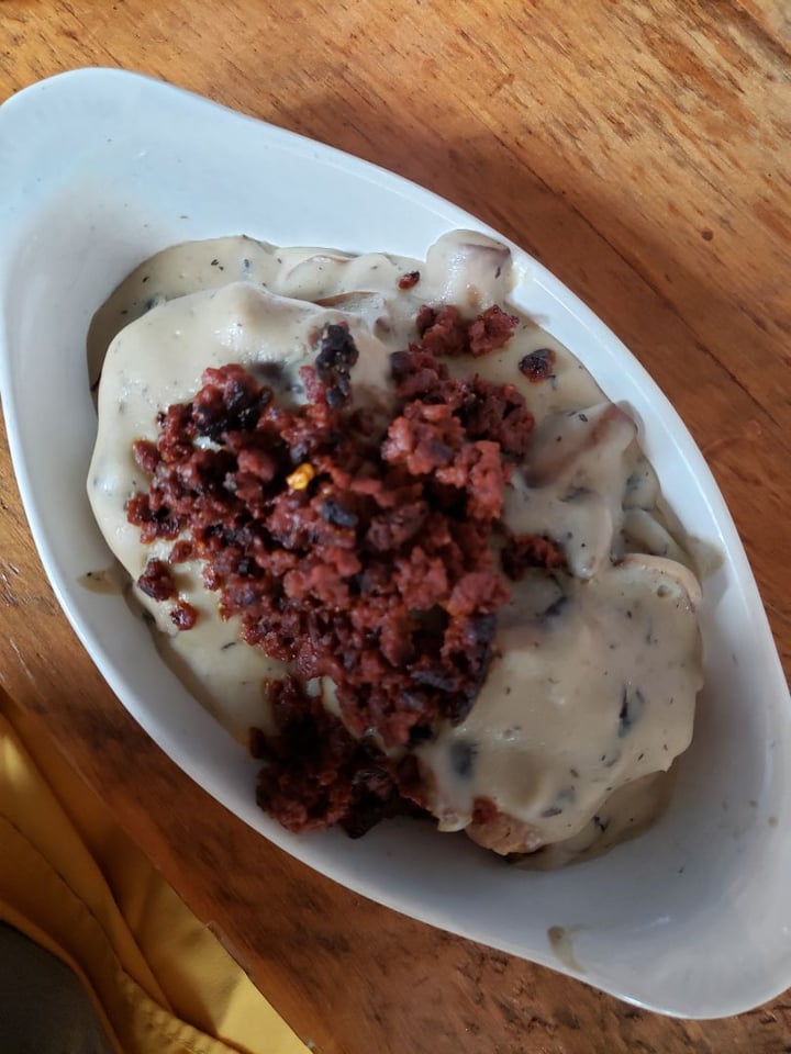 photo of fig + farro Biscuits & Gravy shared by @jenicalyonclapsaddle on  23 Jul 2019 - review