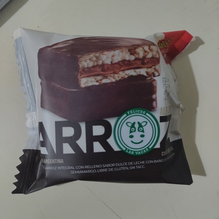 photo of Felices Las Vacas Alfajor De Arroz shared by @aldana1997 on  31 Aug 2022 - review