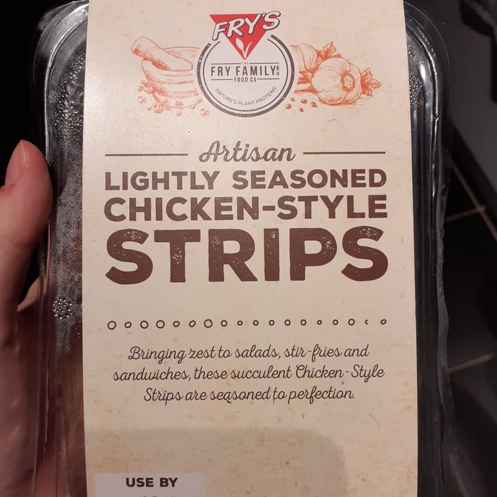 photo of Fry's Family Food Lightly Seasoned Chicken Style Strips shared by @tillymjo on  17 Oct 2020 - review