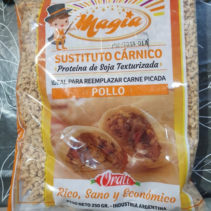 review photo of Orali Magia soja texturizada Pollo shared by @belenarce on 28 May 2021 - review