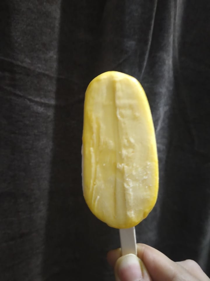 review photo of Kwality Walls Icecream Aamras (Mango) Ice cream candy shared by @veganfixins on 08 Jun 2019 - review