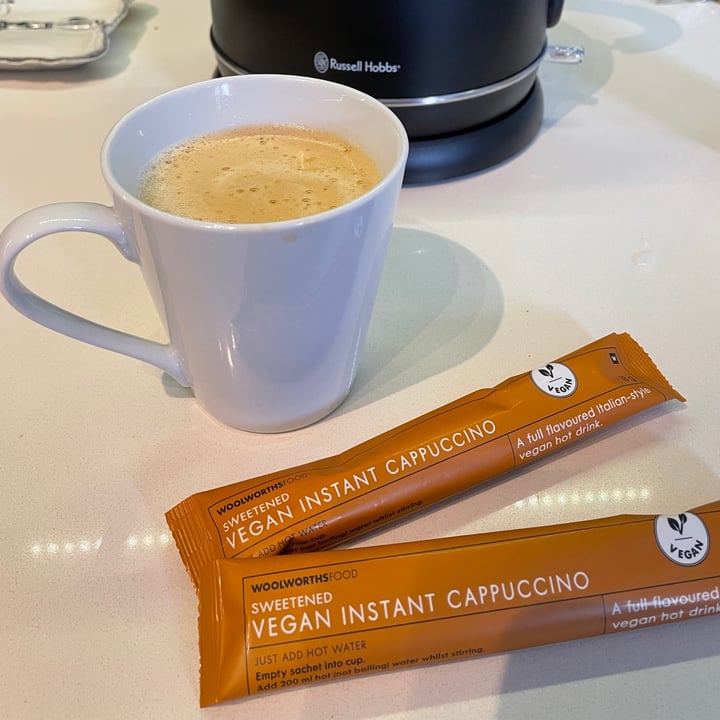 photo of Woolworths Food Vegan instant Cappuccino shared by @sarahjeansa on  06 Sep 2021 - review