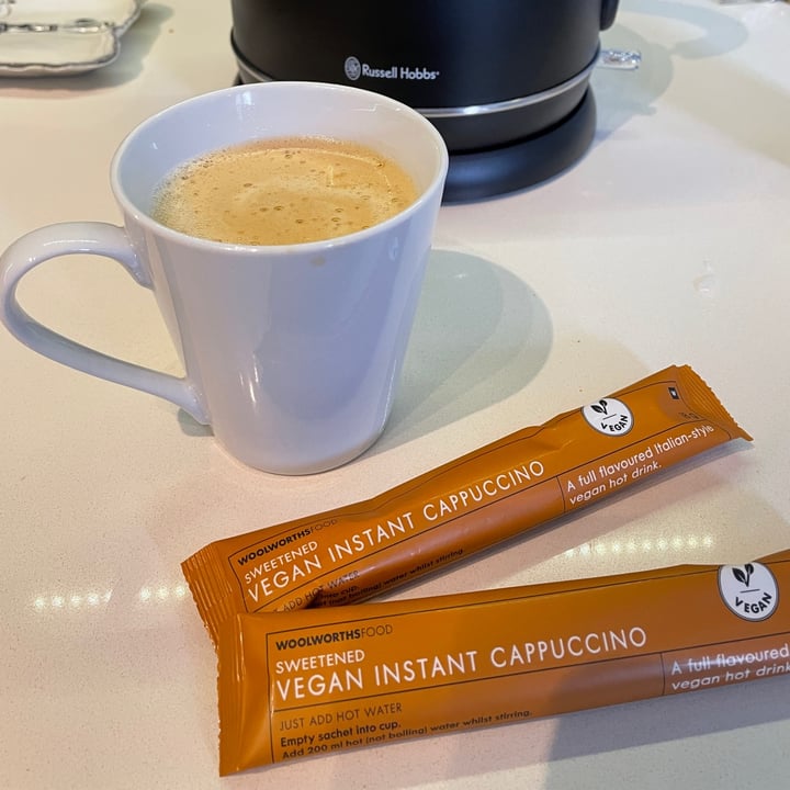 review photo of Woolworths Food Vegan instant Cappuccino shared by @sarahjeansa on 06 Sep 2021 - review