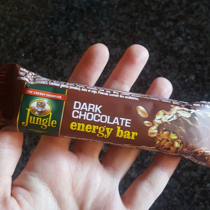 photo of Jungle Oats Dark Chocolate Energy Bar shared by @andreaukou on  09 Nov 2020 - review