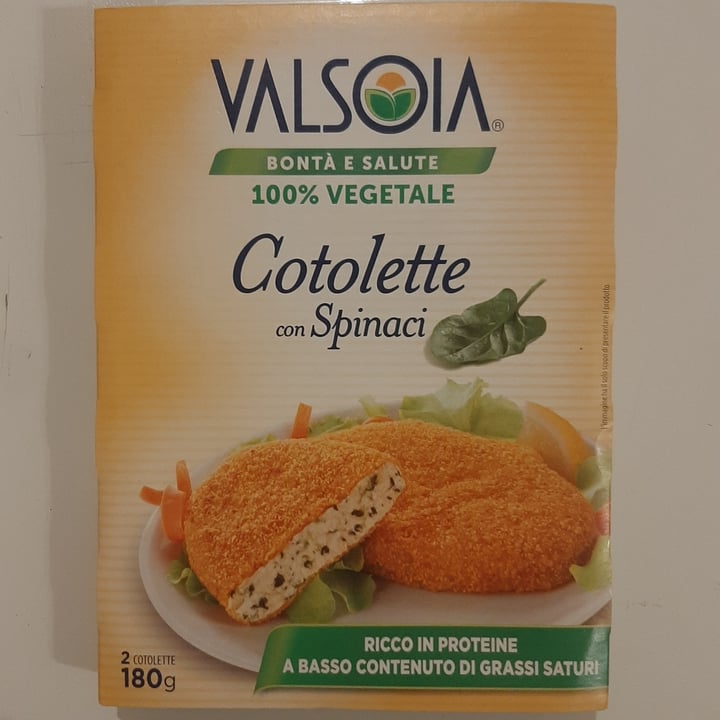 photo of Valsoia Cotolette con spinaci shared by @zingara on  16 Apr 2022 - review