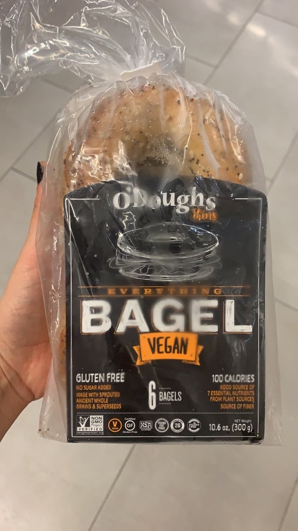 photo of O’Doughs Original Bagel Thins - Gluten Free shared by @mindfuleatingrd on  26 Feb 2020 - review