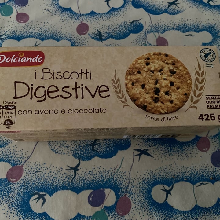 photo of Dolciando Biscotti Digestive Con Avena E Cioccolato shared by @ladymorgan on  02 Nov 2022 - review