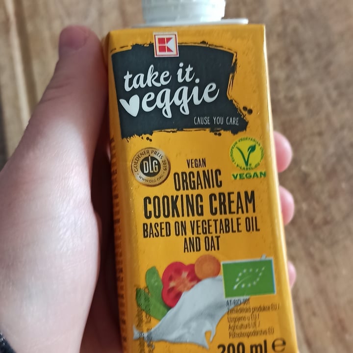 photo of Kaufland Take it Veggie Organic Cooking Cream shared by @nathalyaa on  10 Mar 2021 - review