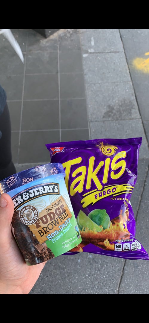 review photo of Ben & Jerry's Chocolate Fudge Brownie Non-Dairy Ice Cream shared by @remigray on 05 Aug 2019 - review
