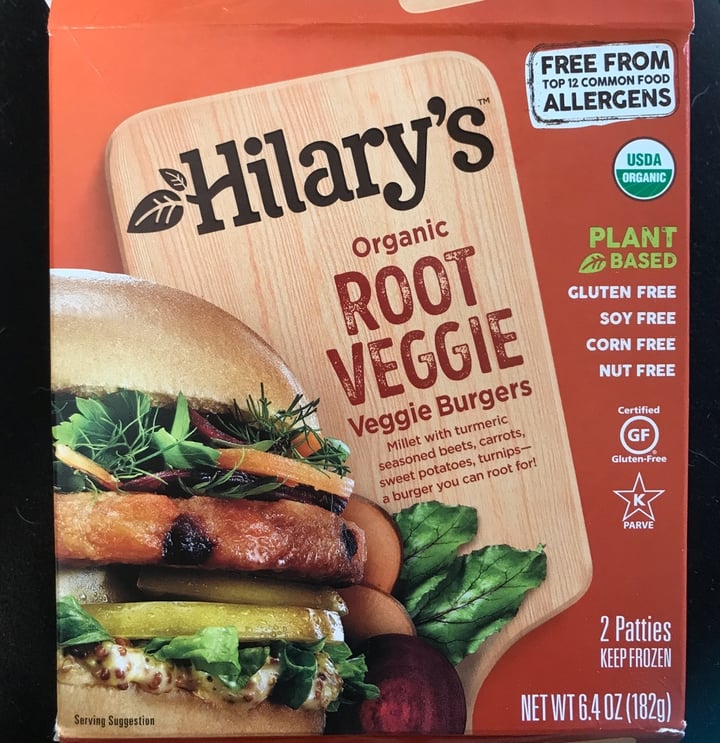 photo of Hilary's Root Veggie Burger shared by @lanaaaa on  21 Dec 2019 - review
