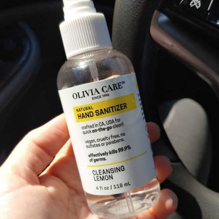 photo of Olivia Care Natural Hand Sanitizer Cleansing Lemon shared by @pchandakham on  02 Mar 2021 - review