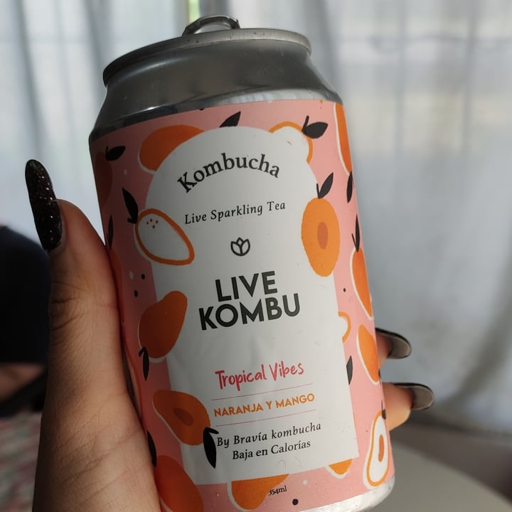 photo of Live kombu Kombucha Naranja Y Mango shared by @rinix on  14 Mar 2022 - review