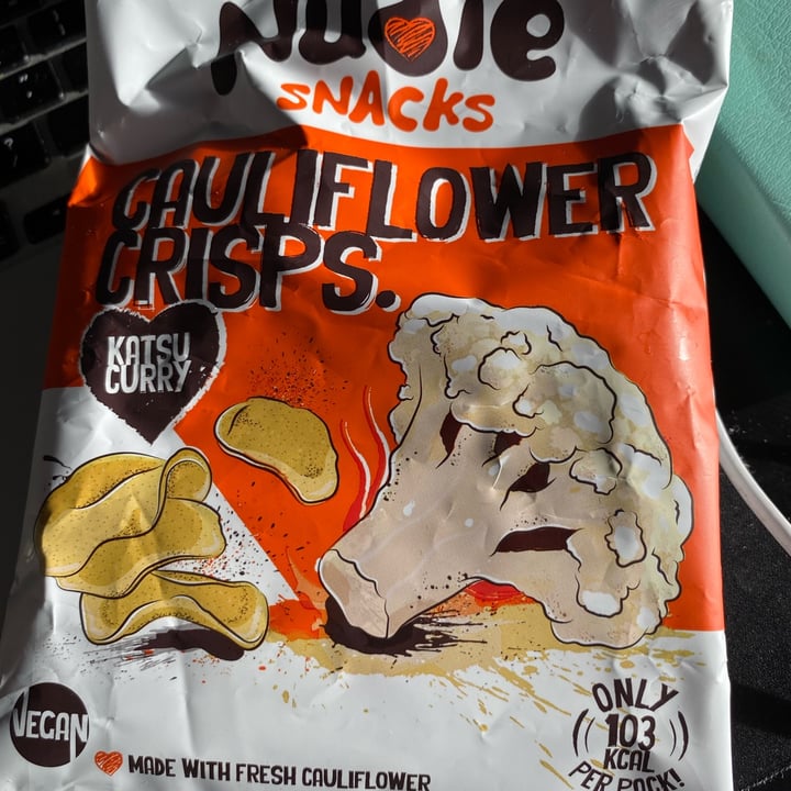 photo of Nudie Snacks Cauliflower Crisps - Katsu Curry shared by @melissashode on  23 Nov 2022 - review