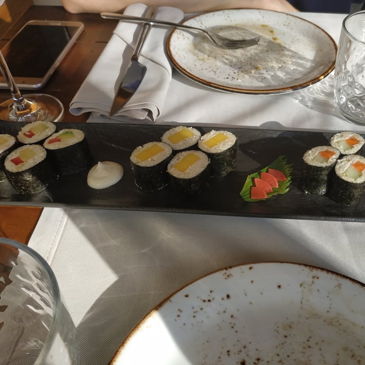 photo of Levél Veggie Bistro Sushi shared by @ornitorrincavegana on  01 Jan 2022 - review