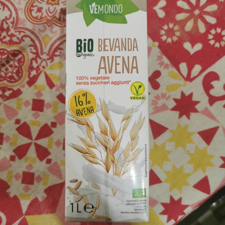 photo of Vemondo  bio bevanda avena shared by @pulcetta16 on  04 Nov 2022 - review
