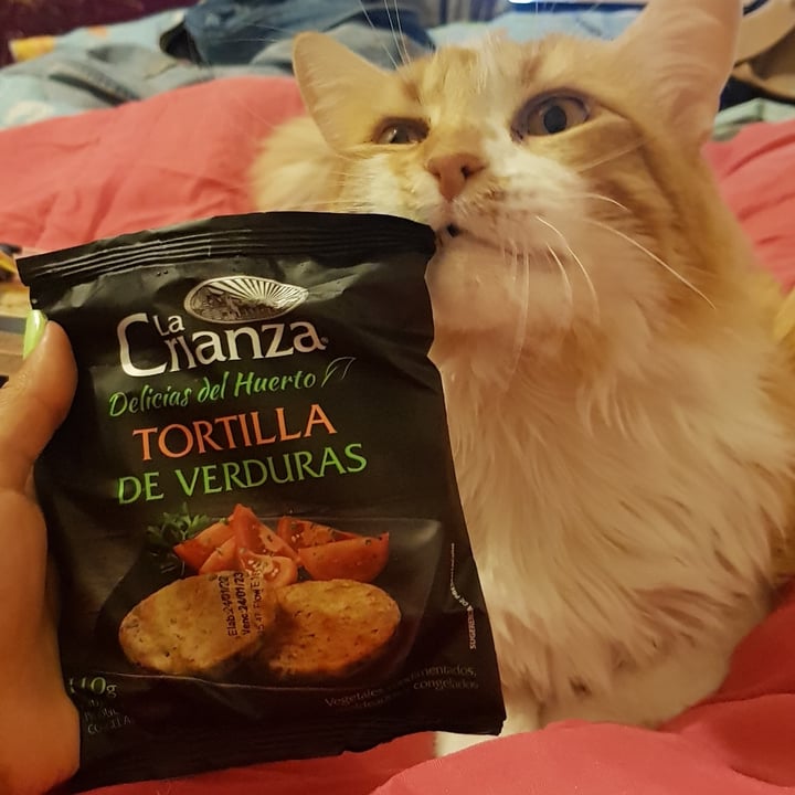 photo of La Crianza Tortilla de Verduras shared by @resisteanimal on  04 Mar 2022 - review