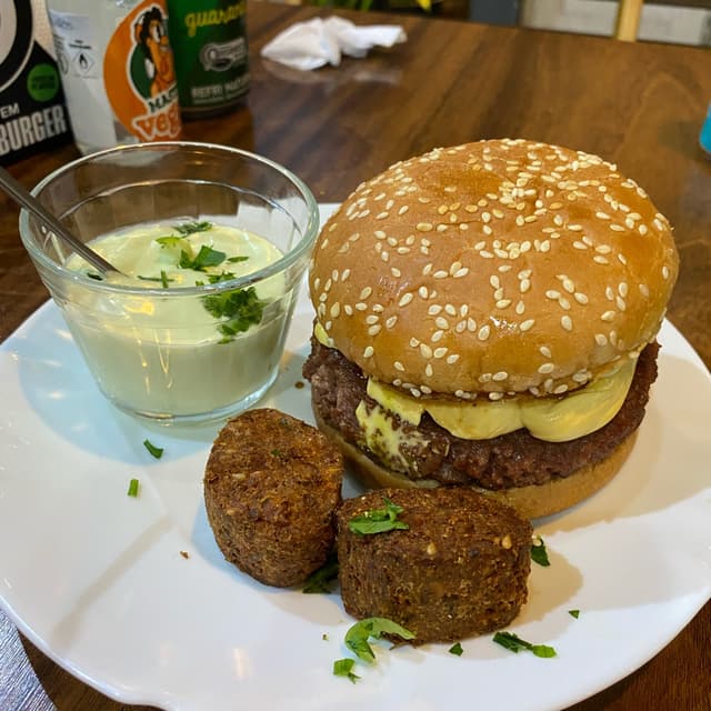 Foto do prato “Salad Burguer”