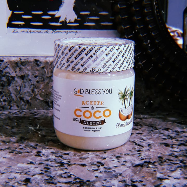 photo of God Bless You Aceite de Coco shared by @nanicuadern on  06 Feb 2022 - review