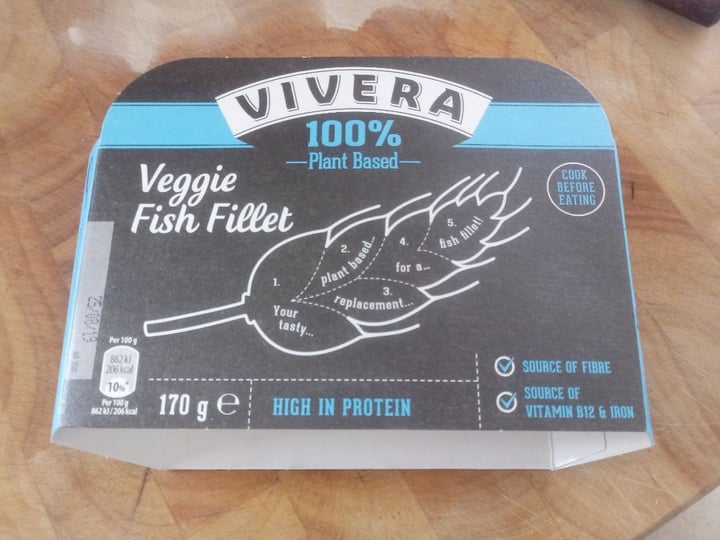 photo of Vivera Veggie Fish fillet shared by @friendsnotfood on  23 Nov 2019 - review