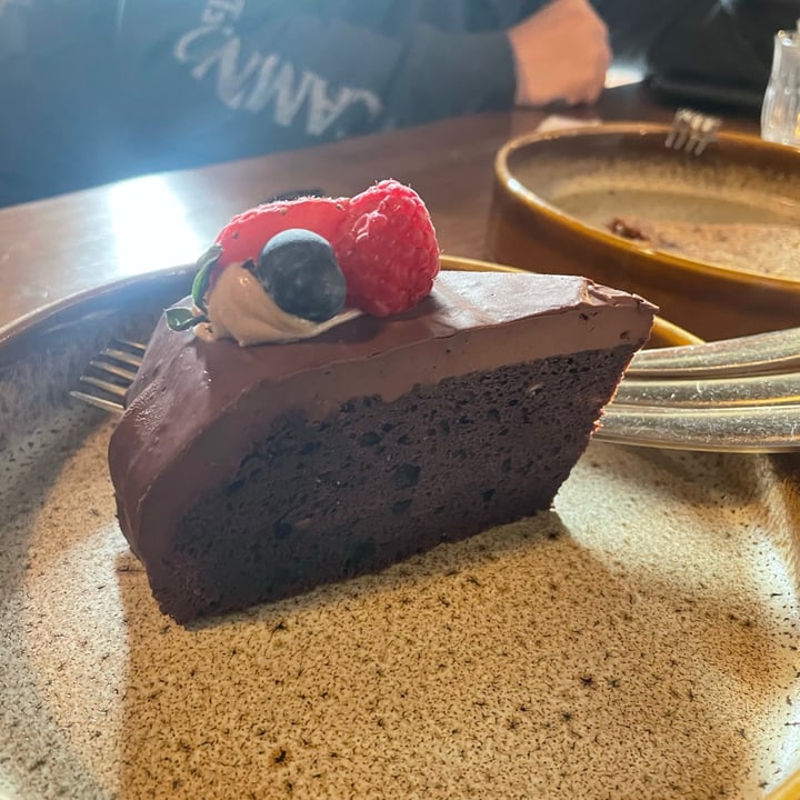 review photo of Genius Central Singapore Vegan chocolate mud cake shared by @alyrauff on 29 Apr 2021 - review