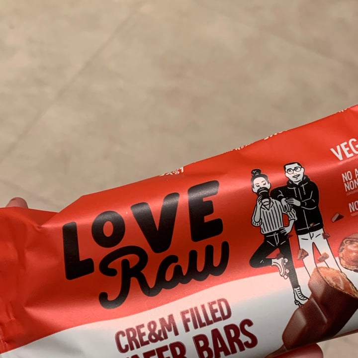 photo of LoveRaw Cre&m Filled Wafer Bars shared by @veganoso on  26 Feb 2021 - review
