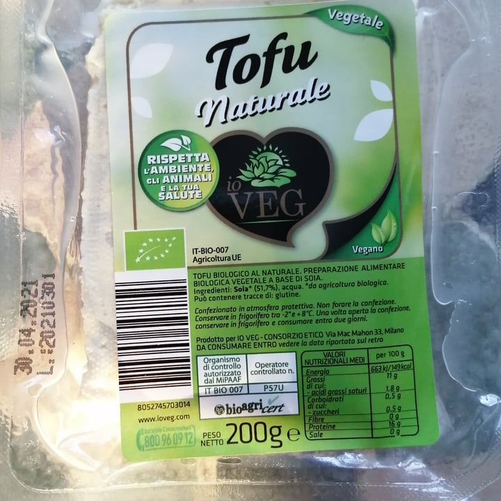 photo of ioVEG Tofu naturale shared by @monica66 on  06 Apr 2021 - review
